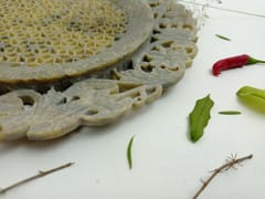 Al Maun | Mutia | Hand Carved Decorative Plate | Made With Soapstone