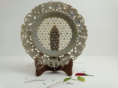 Al Maun | Mutia | Hand Carved Decorative Plate | Made With Soapstone