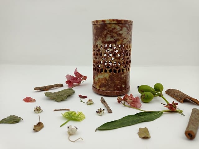 Al Maun | Jawdat | Hand Carved Aroma lamp | Made With Soapstone