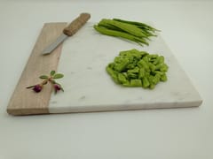 Al Maun | Zeke | Hand Carved Chopping Board | Cheese Platter | Made With Marble & Wood