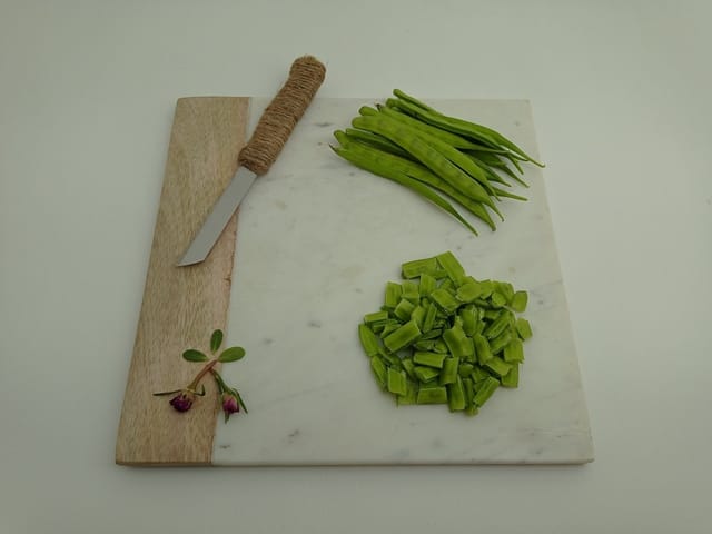 Al Maun | Zeke | Hand Carved Chopping Board | Cheese Platter | Made With Marble & Wood