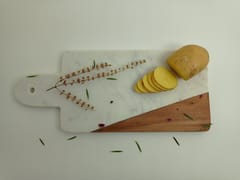 Al Maun | Bane | Hand Carved Chopping Board | Cheese Platter | Made With Marble & Wood