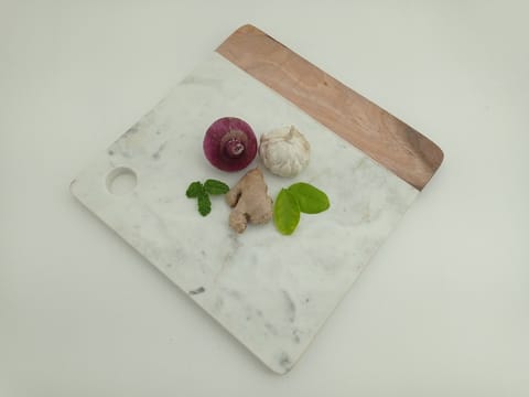 Al Maun | Tabitha | Hand Carved Chopping Board | Cheese Platter | Made With Marble & Wood