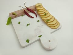 Al Maun | Zachary | Hand Carved Chopping Board | Cheese Platter | Made With Marble & Wood