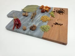 Al Maun | Barthel | Hand Carved Chopping Board | Cheese Platter | Made With Marble & Wood