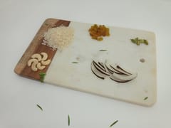 Al Maun | Cepthus | Hand Carved Chopping Board | Cheese Platter | Made With Marble & Wood