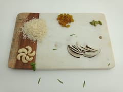 Al Maun | Cepthus | Hand Carved Chopping Board | Cheese Platter | Made With Marble & Wood