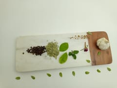 Al Maun | Cleophas | Hand Carved Chopping Board | Cheese Platter | Made With Marble & Wood