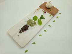 Al Maun | Cleophas | Hand Carved Chopping Board | Cheese Platter | Made With Marble & Wood
