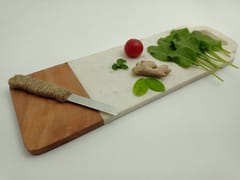 Al Maun | Damos | Hand Carved Chopping Board | Cheese Platter | Made With Marble & Wood