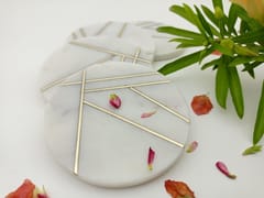 Al Maun | Inas | Hand Carved Coasters | Made With Marble