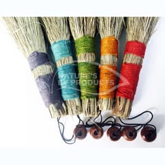 Craftlipi-SET OF 5 : Natural Date-Palm Brooms (Khajur Jhadu) : Eco-friendly / Biodegradable