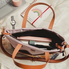 Woca Designs - Lilly Pastel Pink Tote Bag