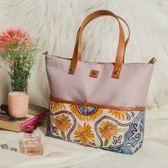 Woca Designs - Lilly Pastel Pink Tote Bag