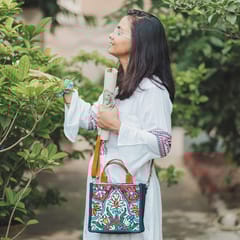 Woca-Tulip Blue Mini Book Bag