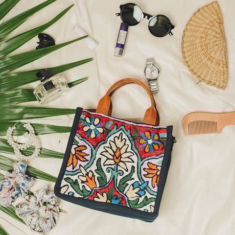 Woca-Tulip Blue Mini Book Bag