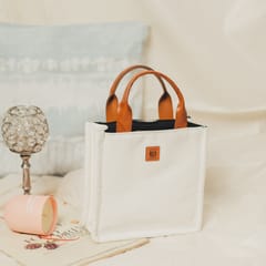 Woca-Tulip White Mini Book Bag