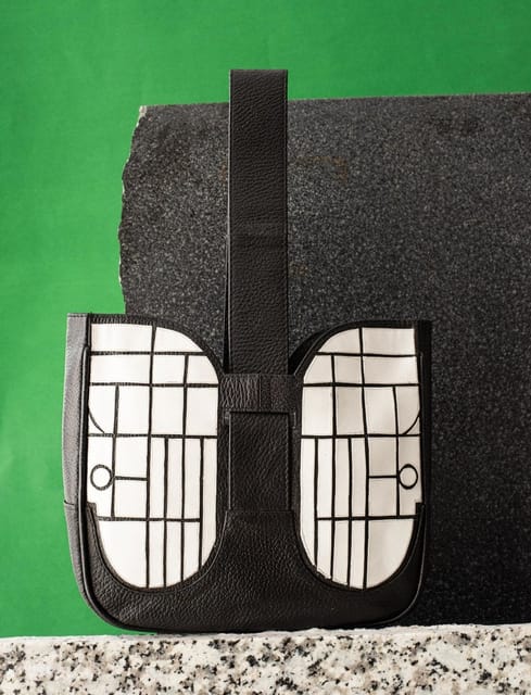 Econock- Nord-Sud Leather Handbag