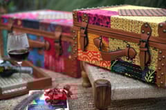 Smitam lifestyle - Vintage Trunk with Kantha Work