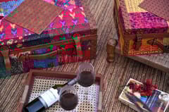Smitam lifestyle - Vintage Trunk with Kantha Work