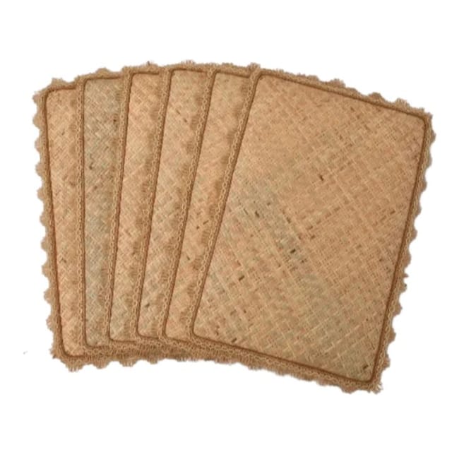 Smitam lifestyle - Wicker Mats (set of 6 )