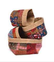 Smitam lifestyle - Kantha Planters - Set of 4