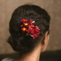 Nandnistudio Red flowers juda pin - made to order, dispatch time 2-3 weeks
