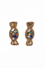 Nandnistudio - Beaded Toffee Earrings