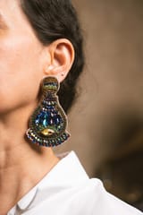 Nandnistudio - Beaded Parachute Earrings