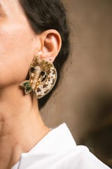 Nandnistudio - Beaded Giraffe Earrings