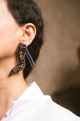 Nandnistudio - Beaded Earring in Bellies Shape
