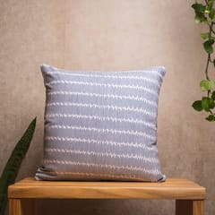 Nandnistudio- Ikat Navy Blue Cushion Cover