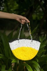 Nandnistudio - Hand crochted Beach Bag - Yellow