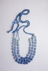 Samoolam Handmade Mausam Necklace ~ Indigo