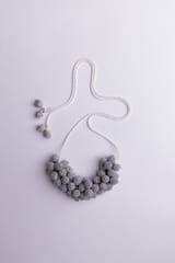 Samoolam Handmade Devi Necklace ~ Silver