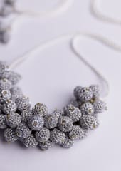 Samoolam Handmade Devi Necklace ~ Silver