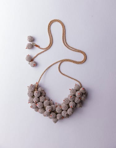 Samoolam Handmade Devi Necklace ~ Rose Gold