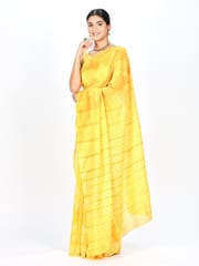 RESHAWeaves - Chanderi Silk Shibori Saree