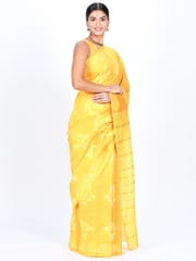 RESHAWeaves - Chanderi Silk Shibori Saree