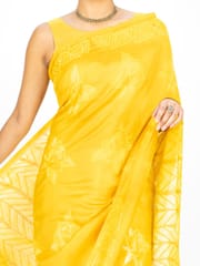 RESHAWeaves - Chanderi Silk Shibori Saree