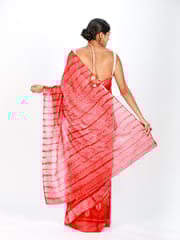 RESHAWeaves - Chanderi Silk Shibori Saree