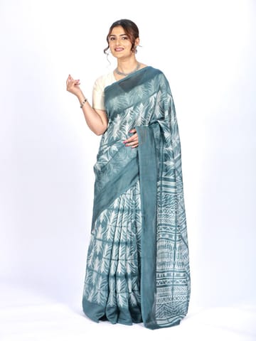 RESHAWeaves - Chanderi Silk Shibori Saree