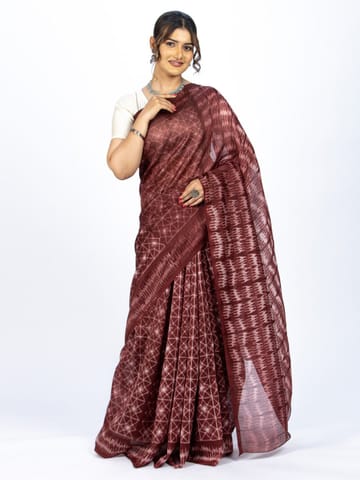 RESHAWeaves - Chanderi Silk Shibori Saree