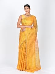 RESHAWeaves - Leheriya Kota Silk Saree
