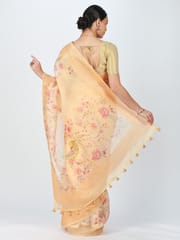 RESHAWeaves - Embroidered Organza Silk Saree