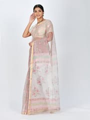 RESHAWeaves - Kota Cotton HandBlock Printed Saree