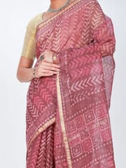 RESHAWeaves - Kota Cotton HandBlock Printed Saree