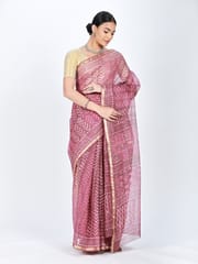 RESHAWeaves - Kota Cotton HandBlock Printed Saree
