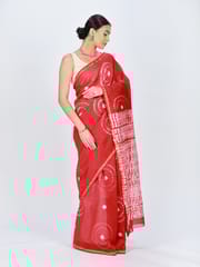 RESHAWeaves - Chanderi Silk Tie and Dye Saree