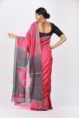 RESHAWeaves- Chanderi Silk Tie and Dye Saree